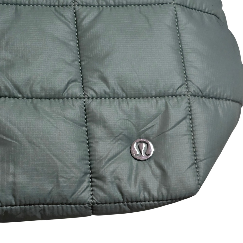 Lululemon Womens Quilted Grid Crossbody Tote Bag Eucalyptus Sage Green OS - Picture 3 of 10